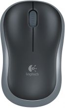LOGITECH M185 Wireless Mouse, GREY, 910-002238