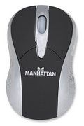 MANHATTAN MLX Wireless Laser Mini Mouse USB, Adjustable Three-Level Resolution, 3 Buttons with Scroll Wheel, 800/1600dpi, 177139