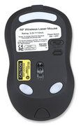 MANHATTAN MLX Wireless Laser Mini Mouse USB, Adjustable Three-Level Resolution, 3 Buttons with Scroll Wheel, 800/1600dpi, 177139