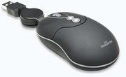MANHATTAN MM1 mini mouse, retractable cable, USB, Five Buttons with Scroll Wheel, 800 dpi, 176835