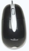 MANHATTAN MH3 Classic Optical Desktop Mouse, 2 buttons + scroll, 800dpi, USB, 177016