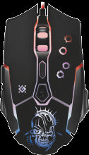 DEFENDER Wired gaming mouse GM-KILLER170L, 6 buttons 3200dpi, USB, GM-170L, 52170
