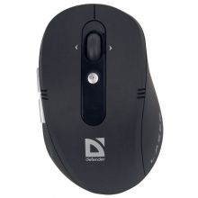 DEFENDER "LOCARNO" mouse, wireless, black, laser, 5 buttons + 1 scroll, 1600dpi, USB, S705B