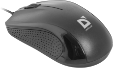 DEFENDER Wired optical mouse Optimum MB-160 black, 3 buttons, 1000 dpi, 52160 