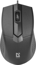 DEFENDER Wired optical mouse Optimum MB-270 black, 3 buttons,1000 dpi, 52270