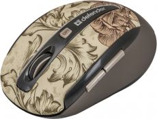 Defender wireless optical mouse Tea-rose,6buttons,1000-1600dpi, To-GO MS-585. 52588
