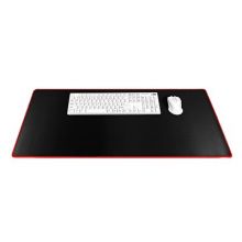 PTC Gaming mousepad Extra Large Size 900x400x3mm, black/ red stitching
