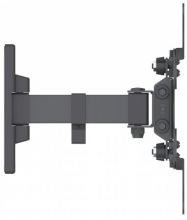 MANHATTAN Universal Flat-Panel TV Articulating Wall Mount Single Arm Supports One 13” to 42” LCD up to 20 kg, Black, 461399 