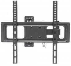 MANHATTAN Universal Basic LCD Full-Motion Wall Mount Holds One 32" to 55" Flat-Panel or Curved TV up to 35 kg; Adjustment Options to Tilt, Swivel and Level; Black  461320