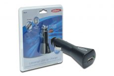 Ednet Car charger 12/24V - USB 5V 0.5A black, 84112