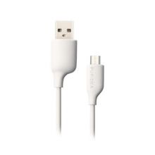 PTC PURIDEA cable USB A male to Micro B male, 1.2m, L02 2.4A White