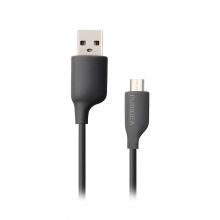 PTC PURIDEA cable USB A male to Micro B male, 1.2m, L02 2.4A Grey
