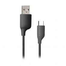PTC PURIDEA cable USB A male - Type-C 2.0 1.2m, L02 2.4A Grey