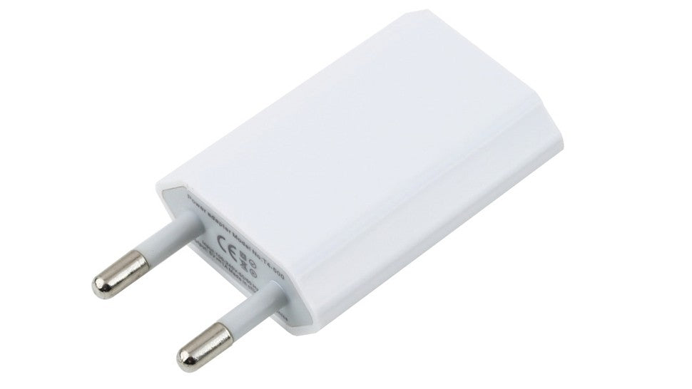 Kroviklis USB: 220V, 1A, SLIM (maišelyje)