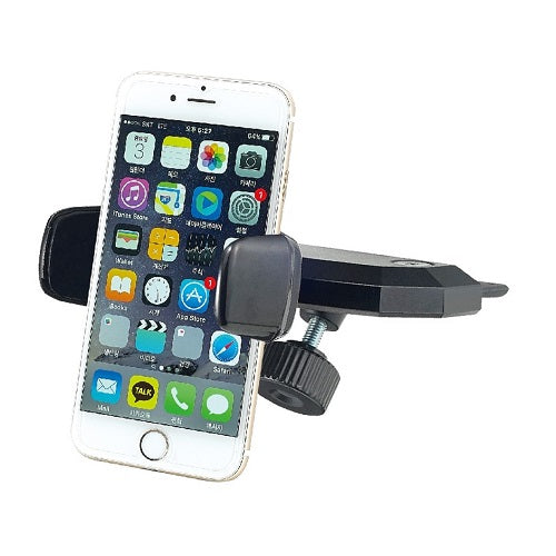 Telefono laikiklis tvirtinamas prie CD grotuvo