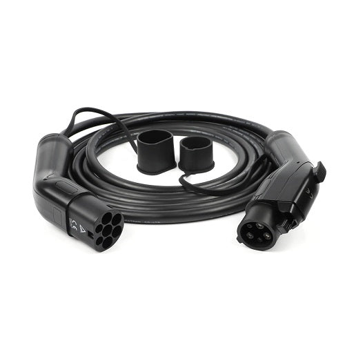 Įkrovimo kabelis elektromobiliams, Type1-Type2, 32A, 7.2kW, 1-fazis, 5m