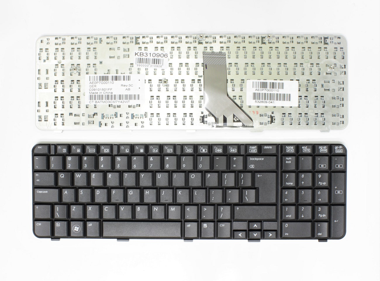 Klaviatūra HP Compaq: CQ71 G71