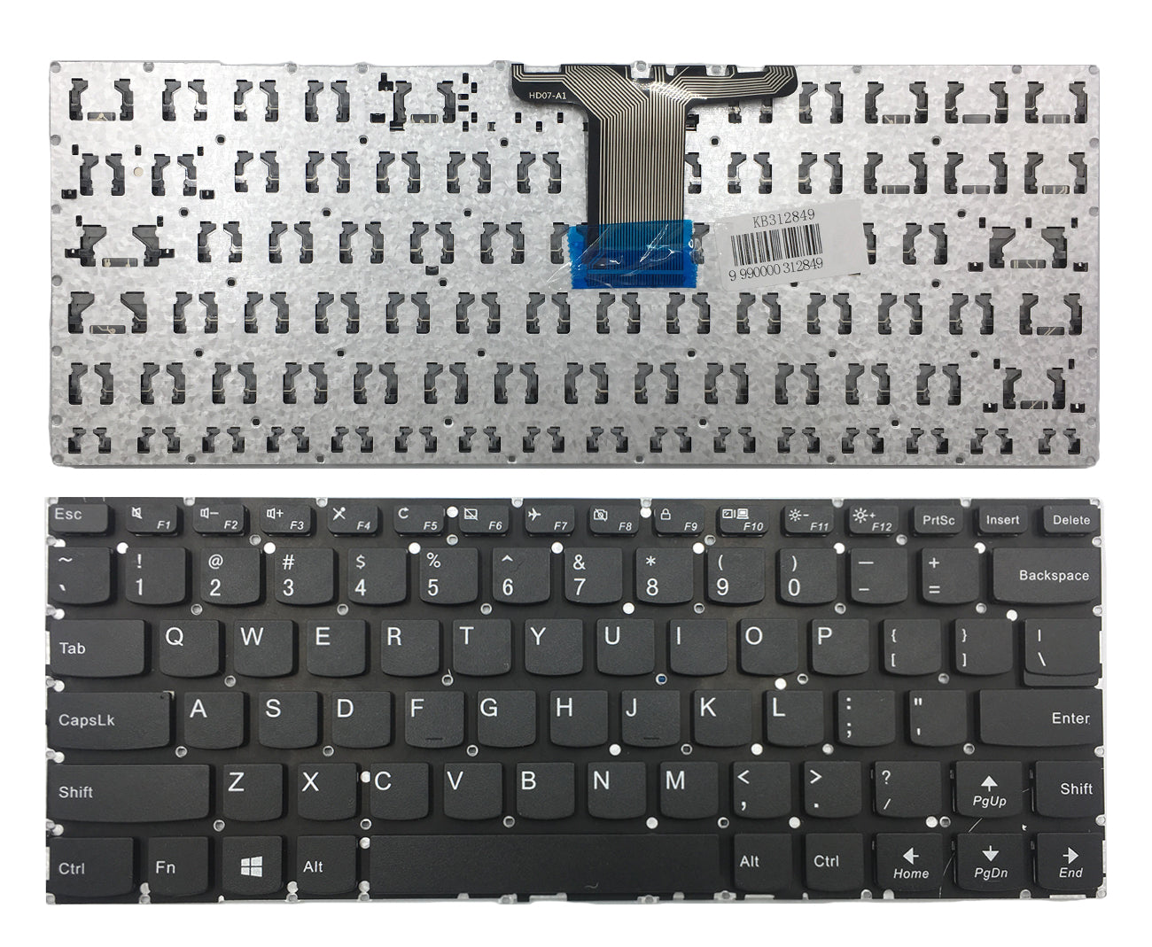 Klaviatūra Lenovo: Ideapad 510S-14ISK, 510S-14IKB