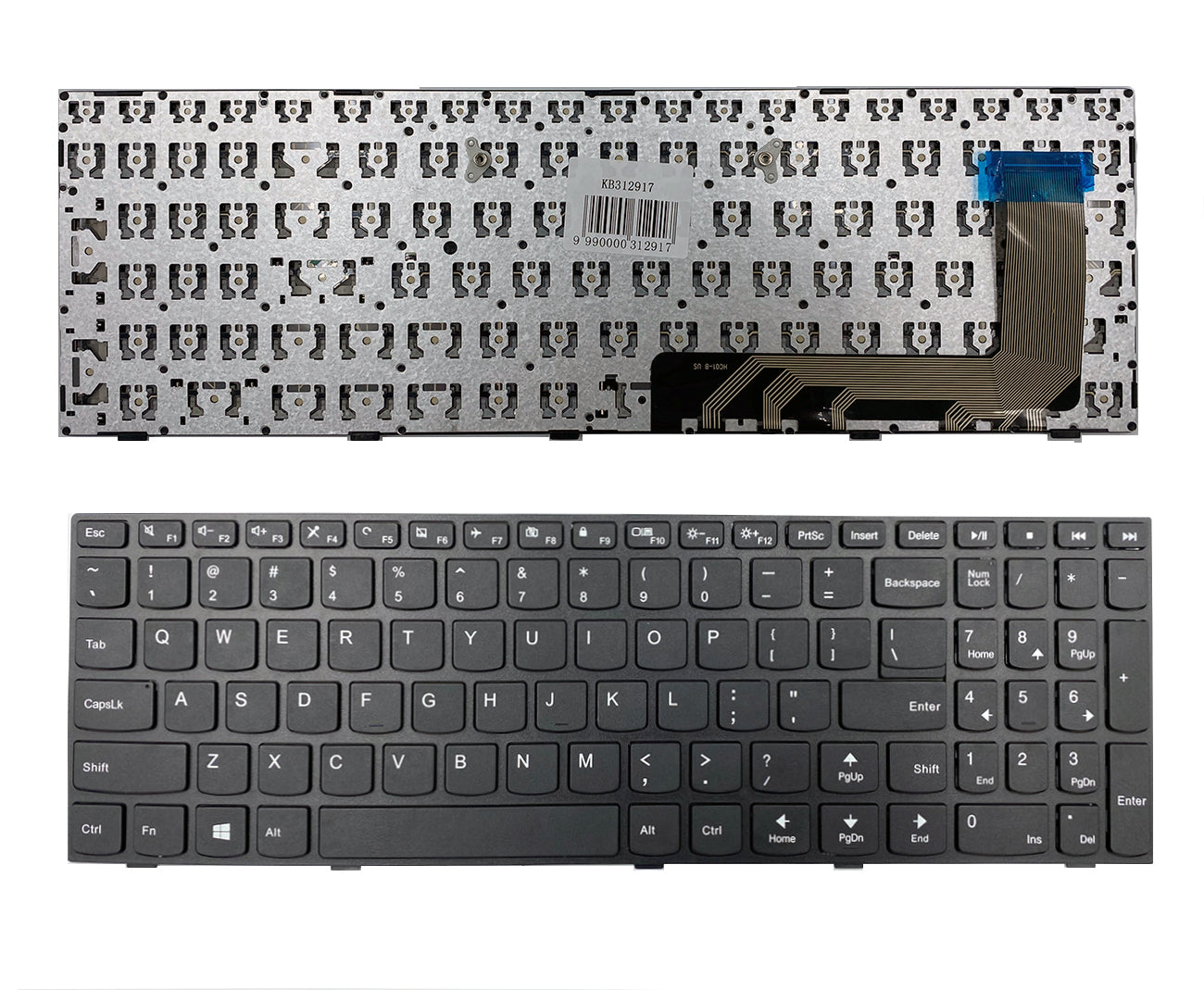Klaviatūra Lenovo: Ideapad 310-15ABR, 310-15IAP, 310-15IKB