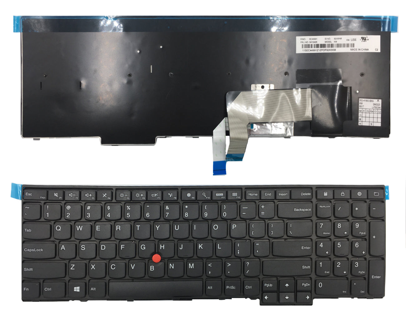 Klaviatūra Lenovo: ThinkPad Edge P50S, L560, T540P, W550S, T550, T560