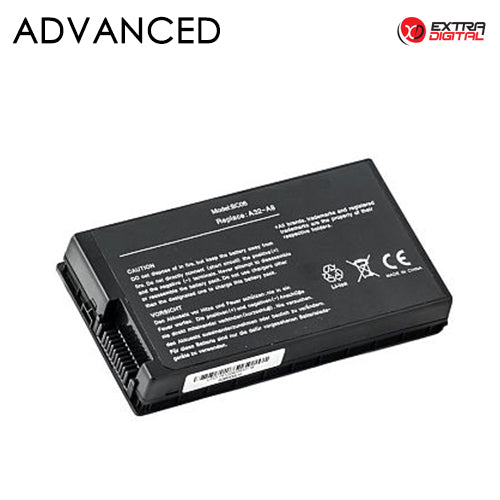 Nešiojamo kompiuterio baterija ASUS A32-A8, 5200mAh, Advanced