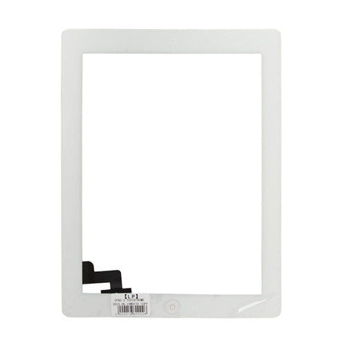 Lietimui jautrus planšetinio kompiuterio stikliuko komplektas iPad 4 baltas ORG