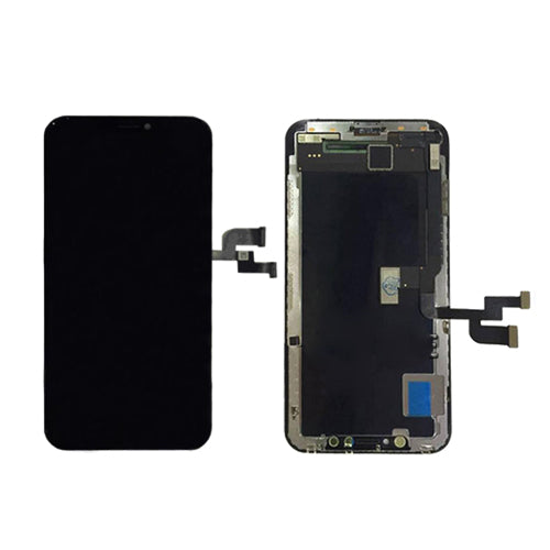 Ekranas iPhone X su lietimui jautriu stikliuku GX hard OLED (juodas)