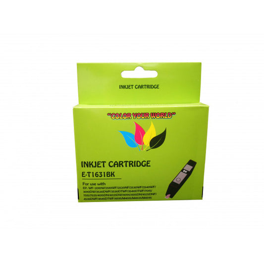 Analoginė kasetė Epson T16 XL (T1631) BK Green box