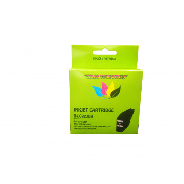 Analoginė kasetė Brother LC-223 BK Green box