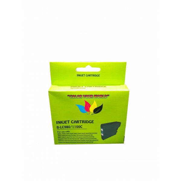 Analoginė kasetė Brother LC1100/980 C Green box