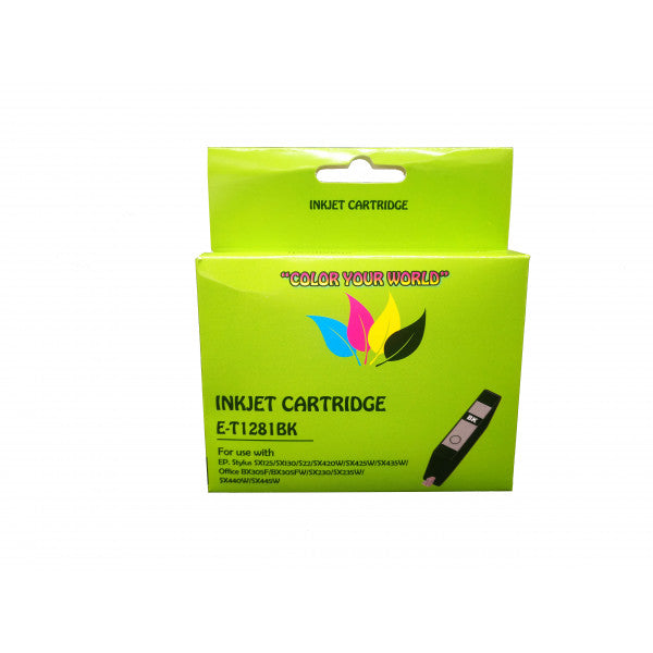 Analoginė kasetė Epson T1281 BK Green box