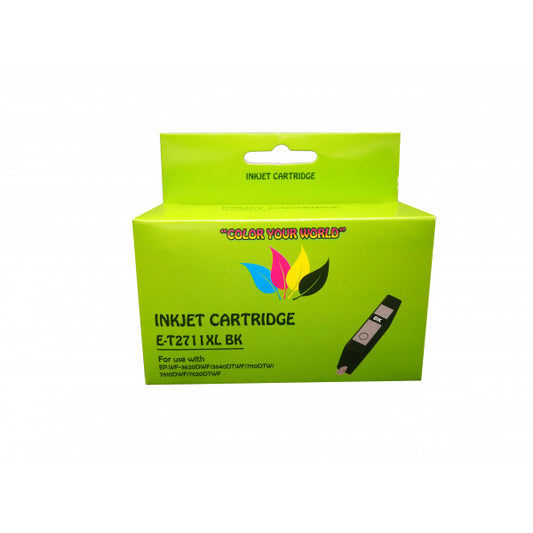 Analoginė kasetė Epson T27 XL (T2711) BK Green box