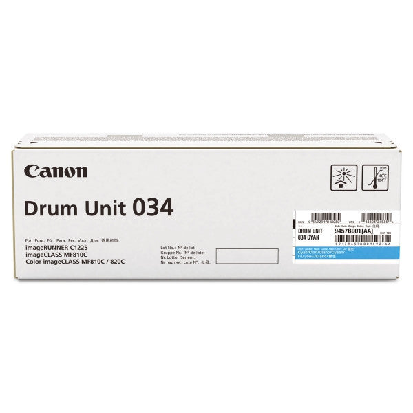 OEM Canon Drum Unit 034 Cyan (9457B001)