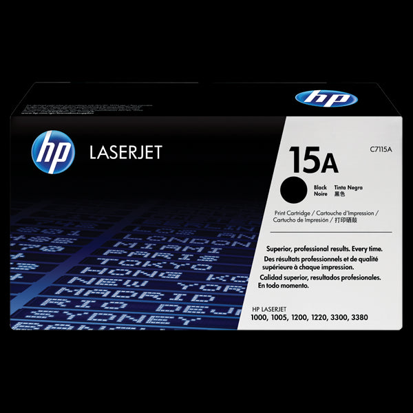 OEM kasetė HP No.15A Black (C7115A)