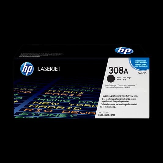 OEM kasetė HP No.308A Black (Q2670A)