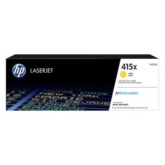 OEM kasaetė HP 415X cartridge, yellow