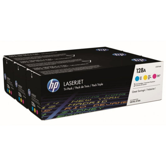 OEM kasetė HP No.128A Multipack (CF371AM) (CE321+CE322+CE323)