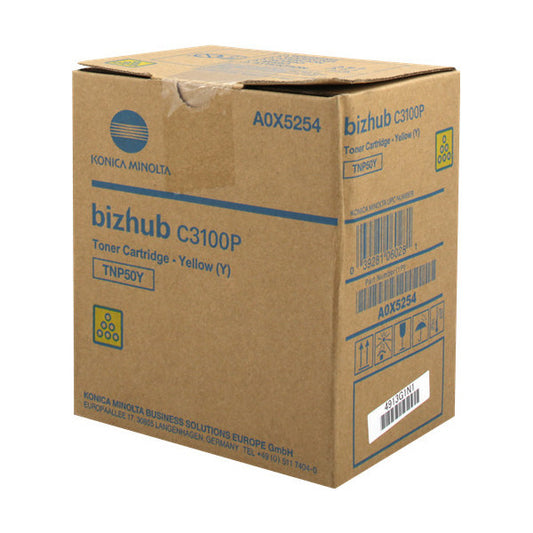 OEM kasetė Konica-Minolta TNP-50 Yellow (A0X5254) 5000 psl.