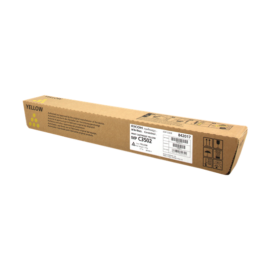 OEM Ricoh 842017 Yellow MP C3502